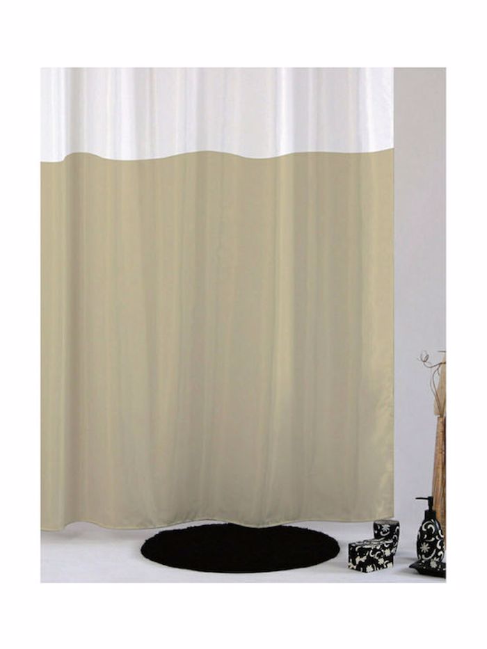 Import Hellas Kourtina Baniou ufasmatini Dobblo Bez me Trouks 180x200cm